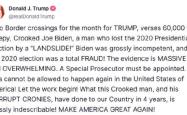 特朗普指责拜登边境政策 炮轰福克斯新闻主持人 称2020年选举是一场骗局