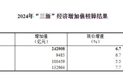 去年我国“三新”经济增加值占国内生产总值的比重为18.01%