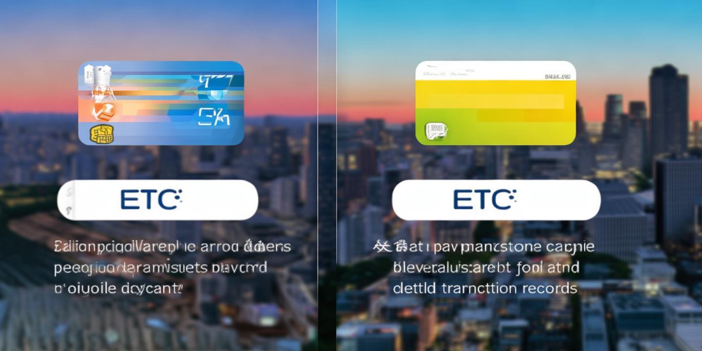 etc储值卡与记账卡:两种支付方式的详细对比 第1张 etc储值卡与记账卡:两种支付方式的详细对比 第1张