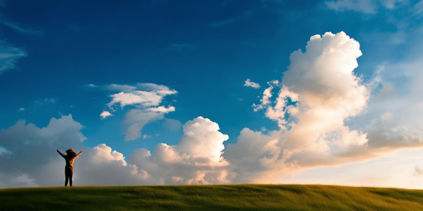 七月的天空，诗意朗诵 第1张