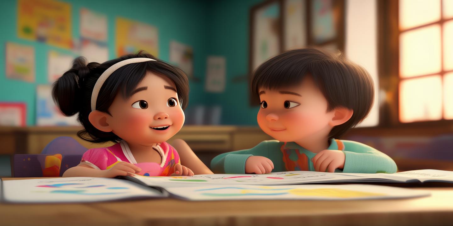 人教版小学三年级下册同步作文：我的好朋友 第1张